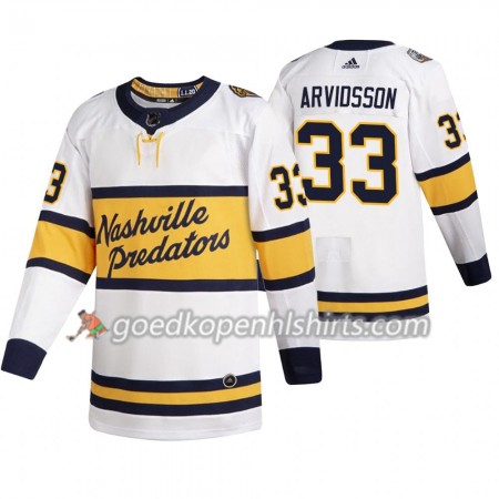 Nashville Predators Viktor Arvidsson 33 Adidas 2020 Winter Classic Authentic Shirt - Mannen